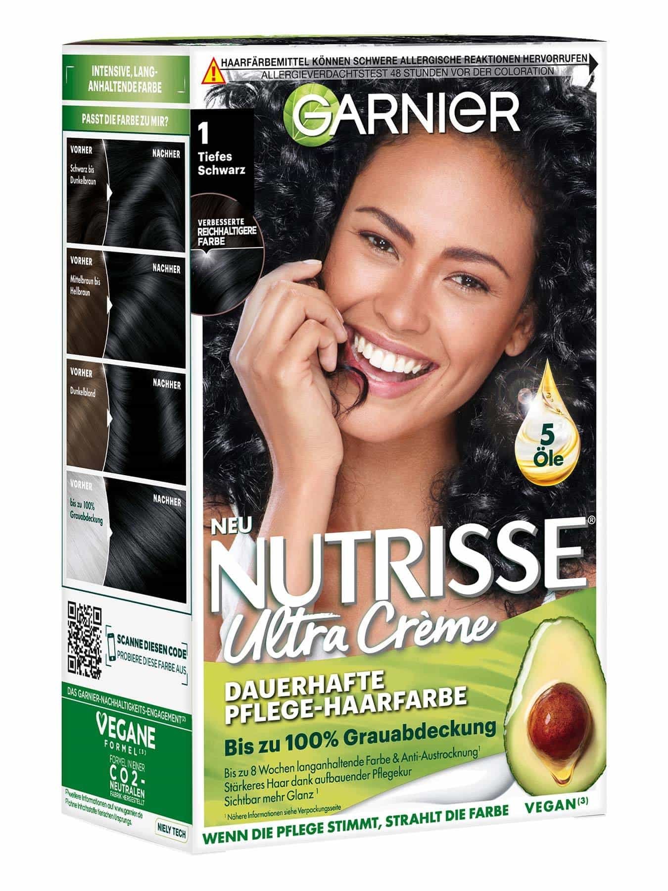 Nutrisse Creme 1 Tiefes Schwarz - Produktabbildung